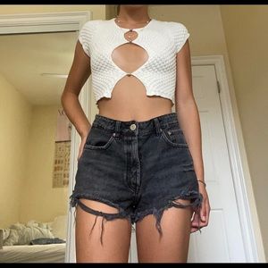 ZARA DENIM SHORTS